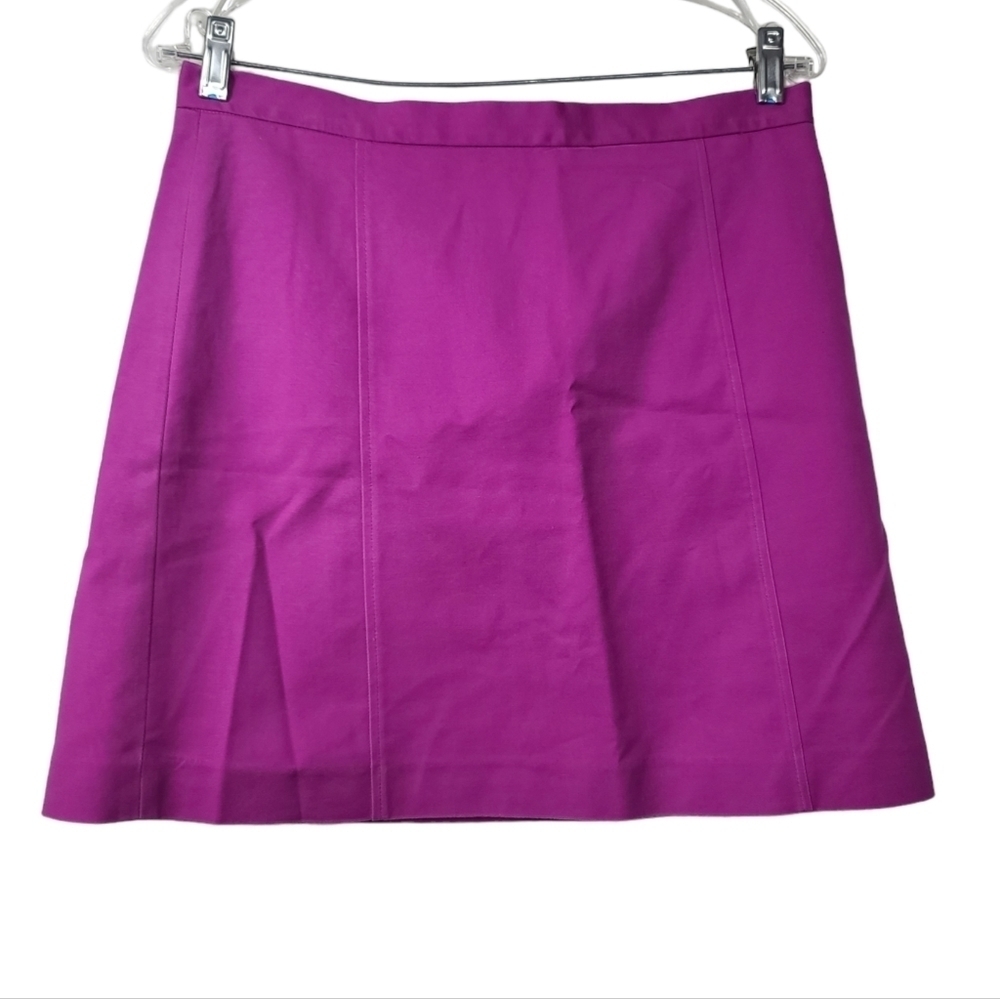 Vince Camuto Purple Back Zipper Skirt 8
